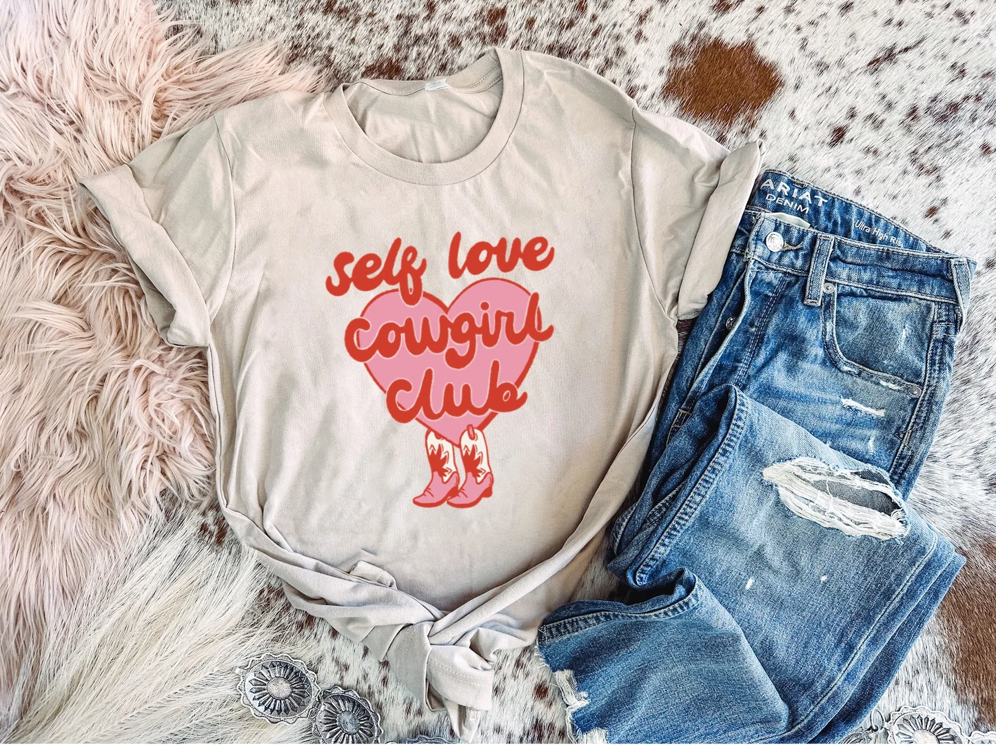 Self Love Cowgirl Club - Graphic Top