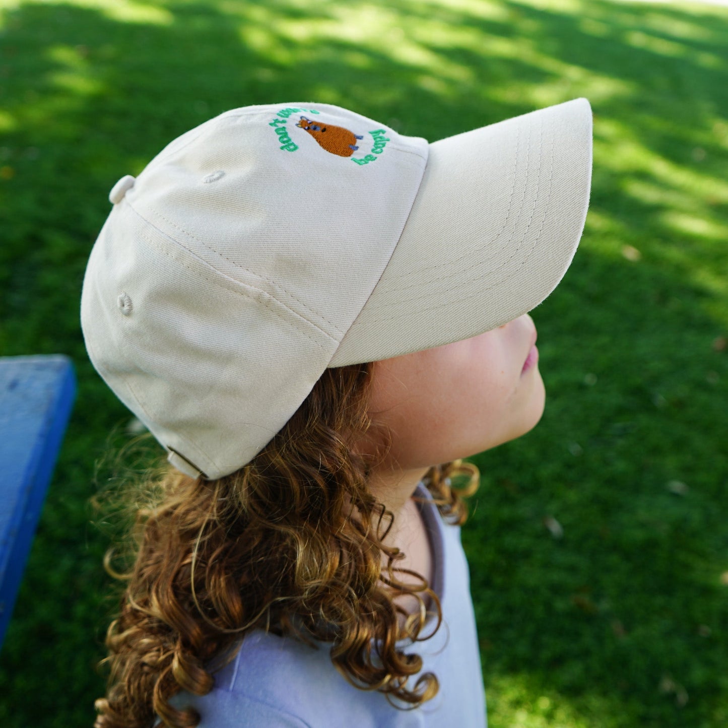 Family Matching 'Don't Worry, Be Capy' Embroidered Baseball Hat