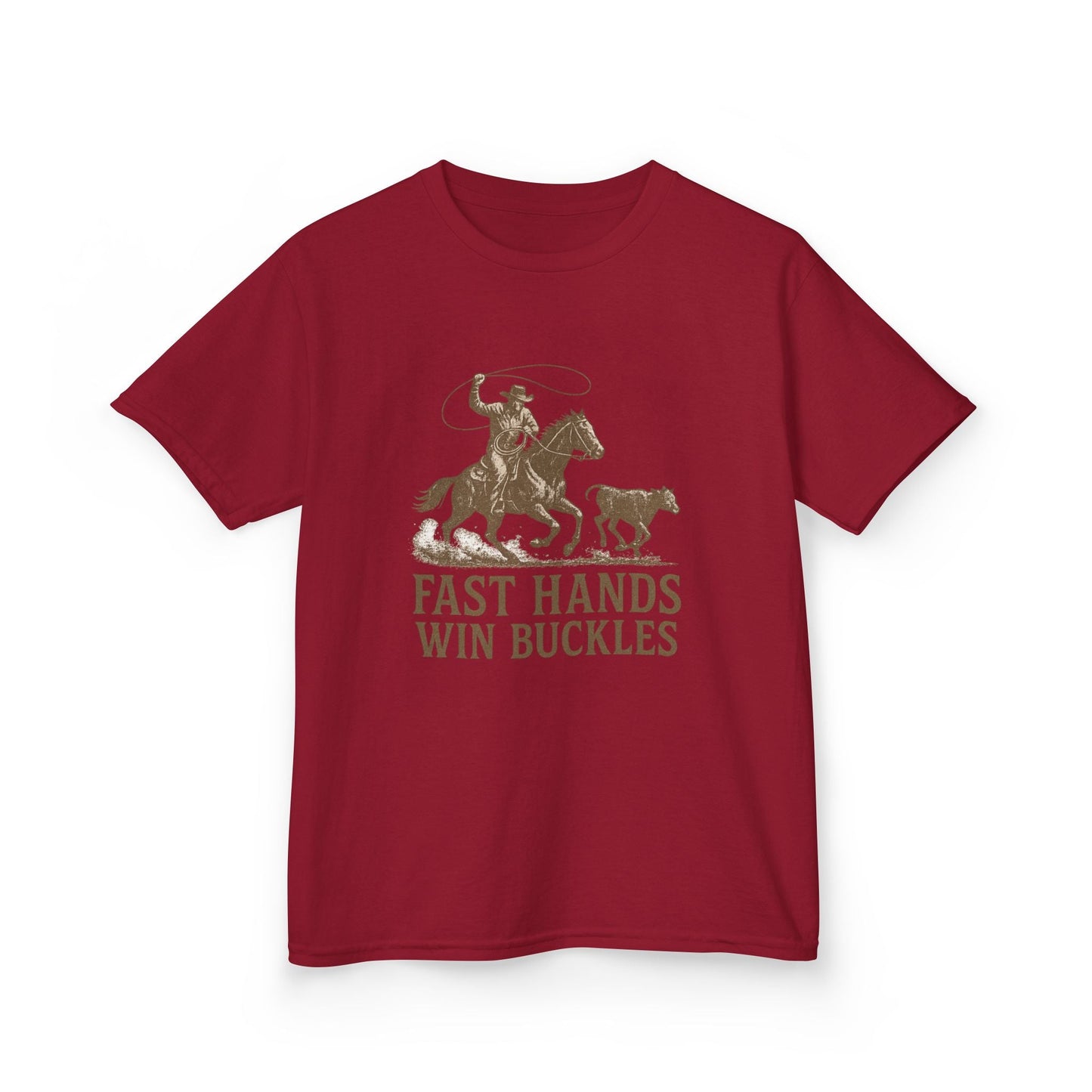 Fast Hands Win Buckles Kids Tee