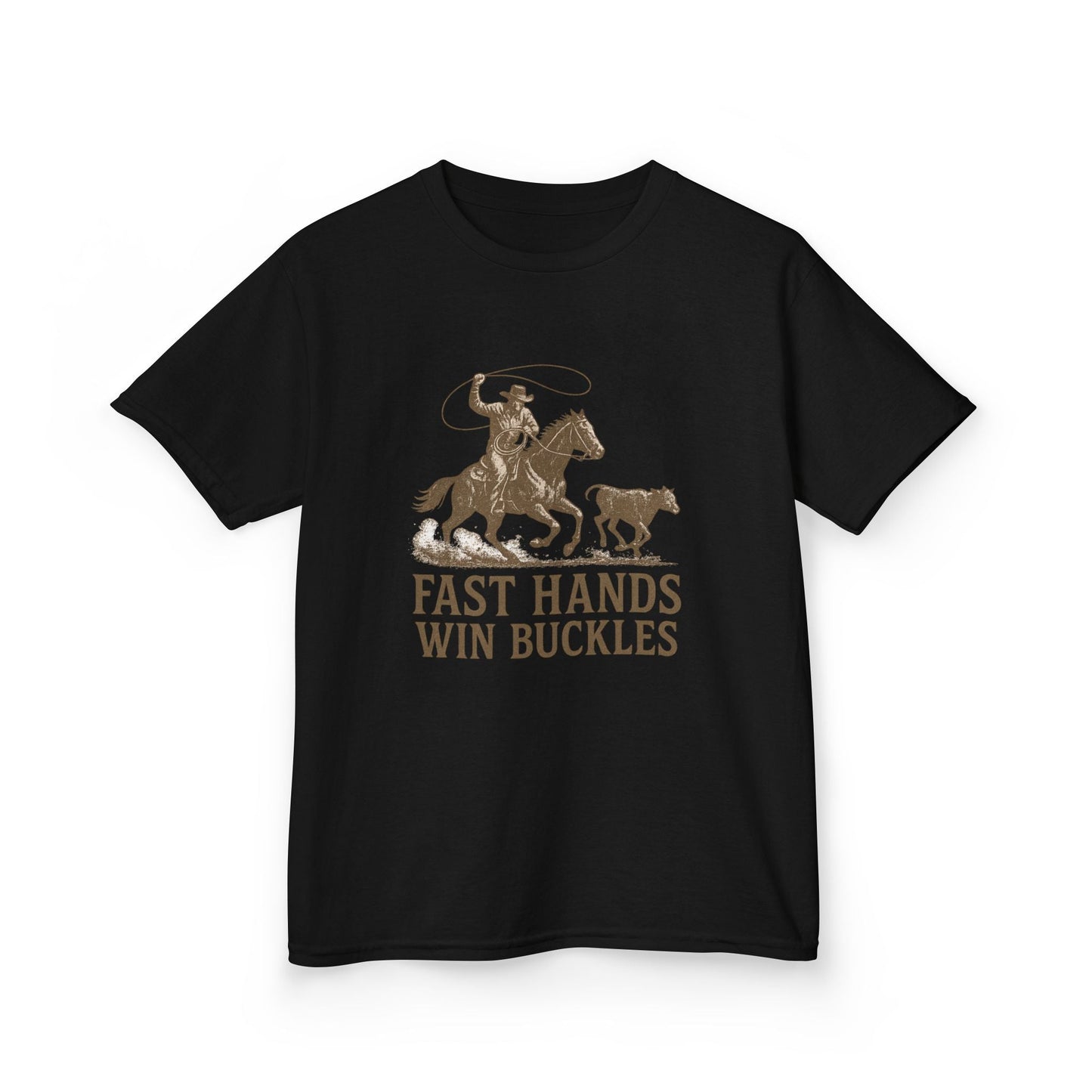 Fast Hands Win Buckles Kids Tee