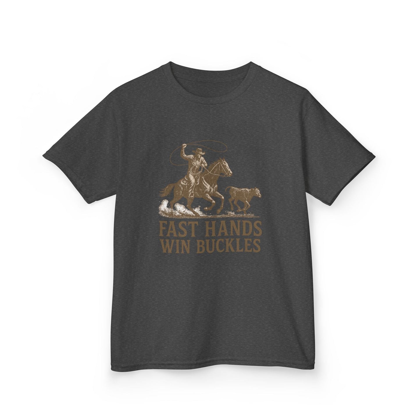 Fast Hands Win Buckles Kids Tee
