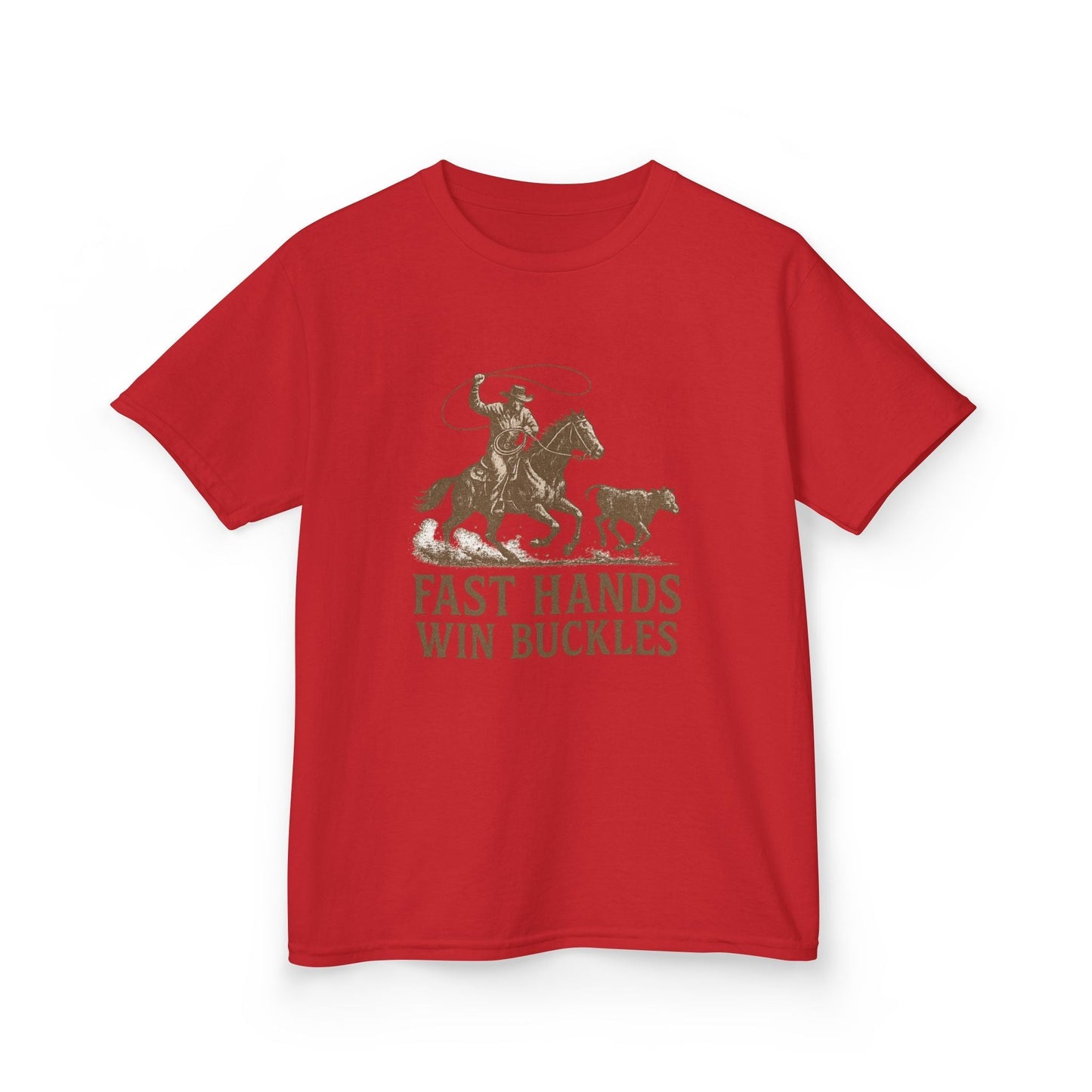 Fast Hands Win Buckles Kids Tee