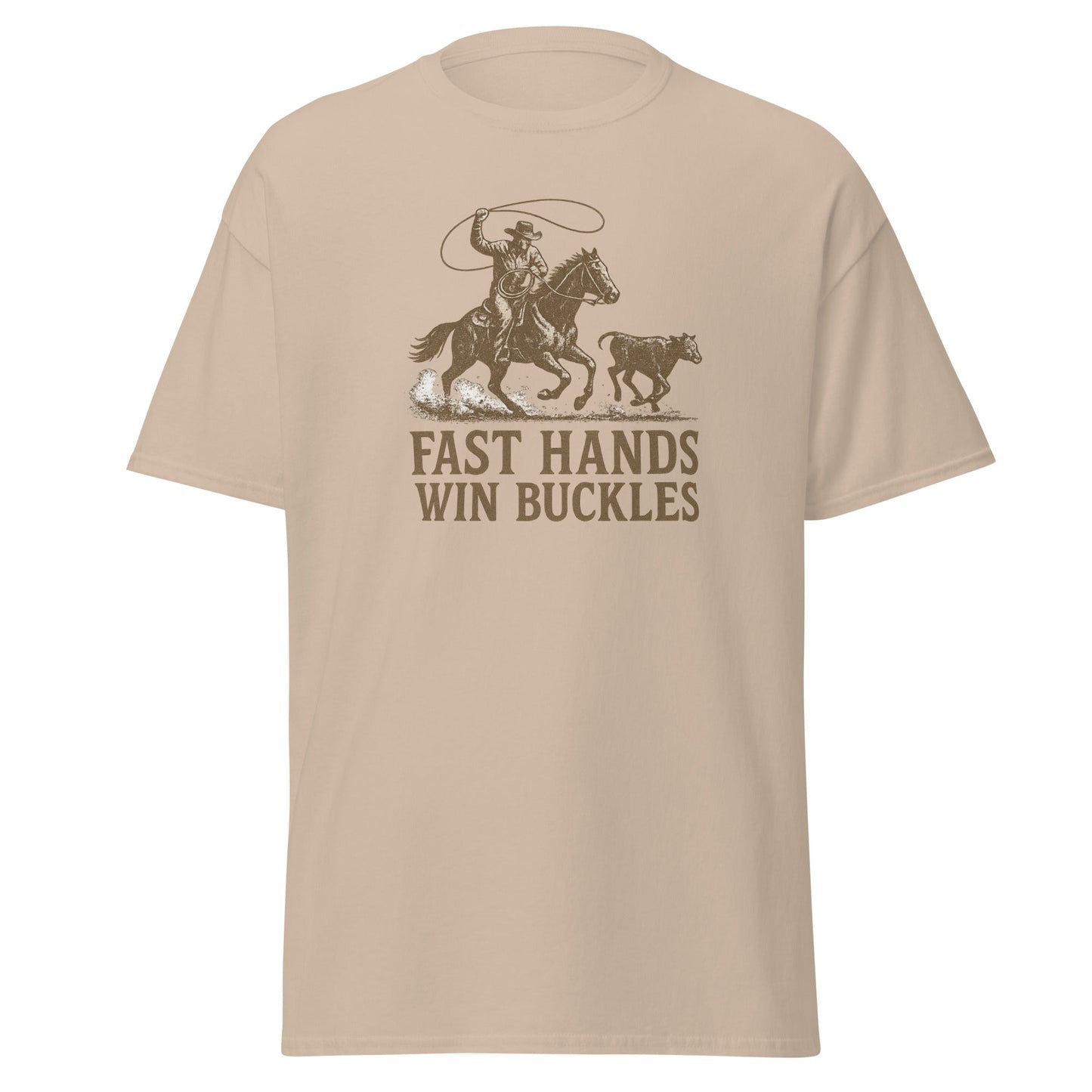 Fast Hands Win Buckles Men’s Graphic Tee