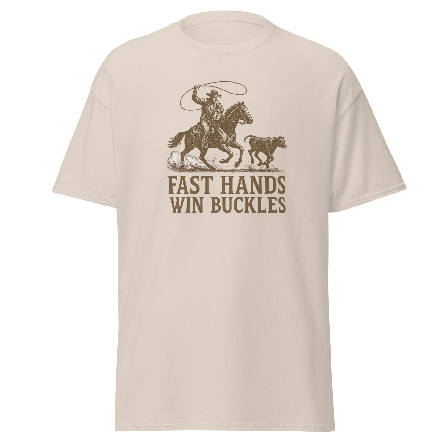 Fast Hands Win Buckles Men’s Graphic Tee