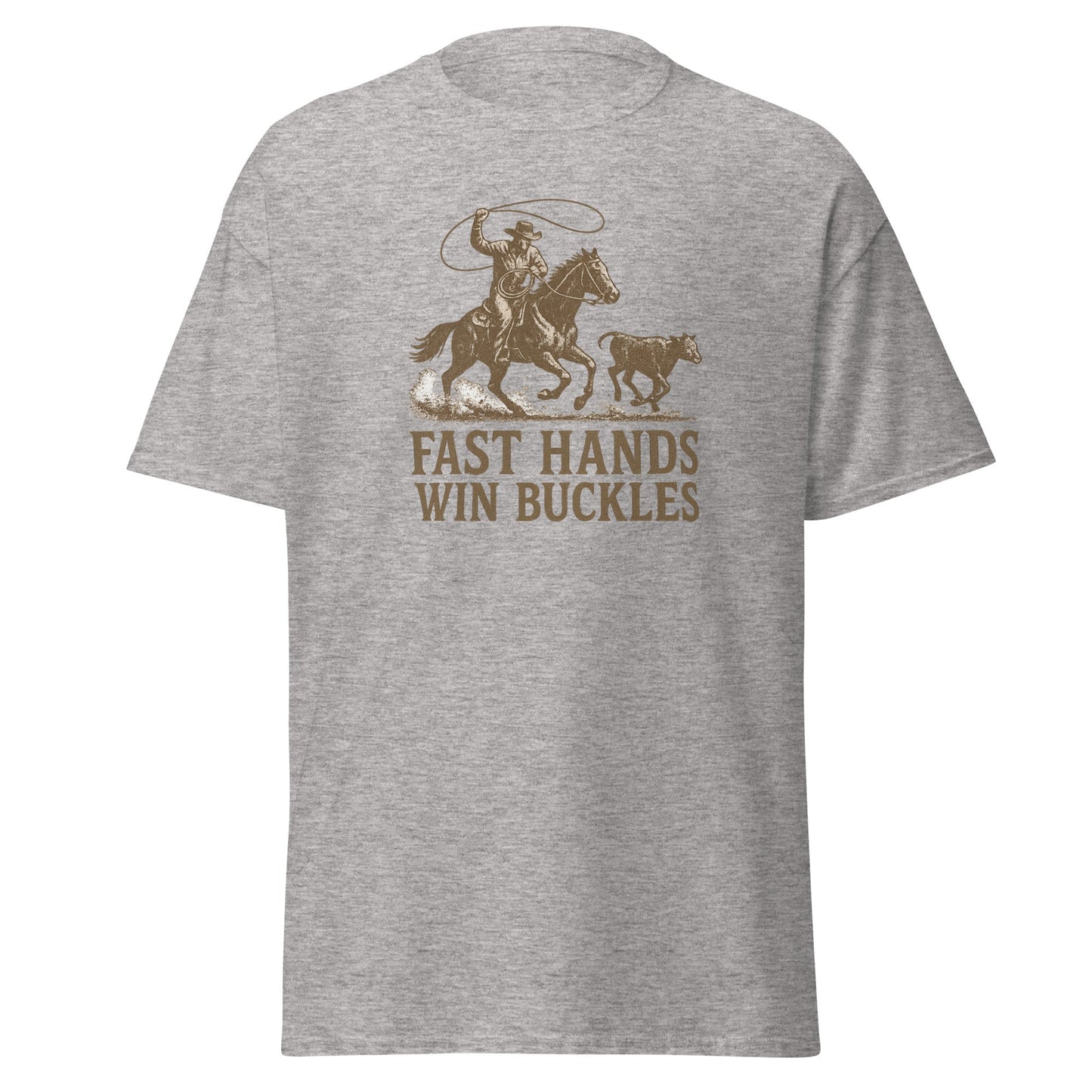 Fast Hands Win Buckles Men’s Graphic Tee
