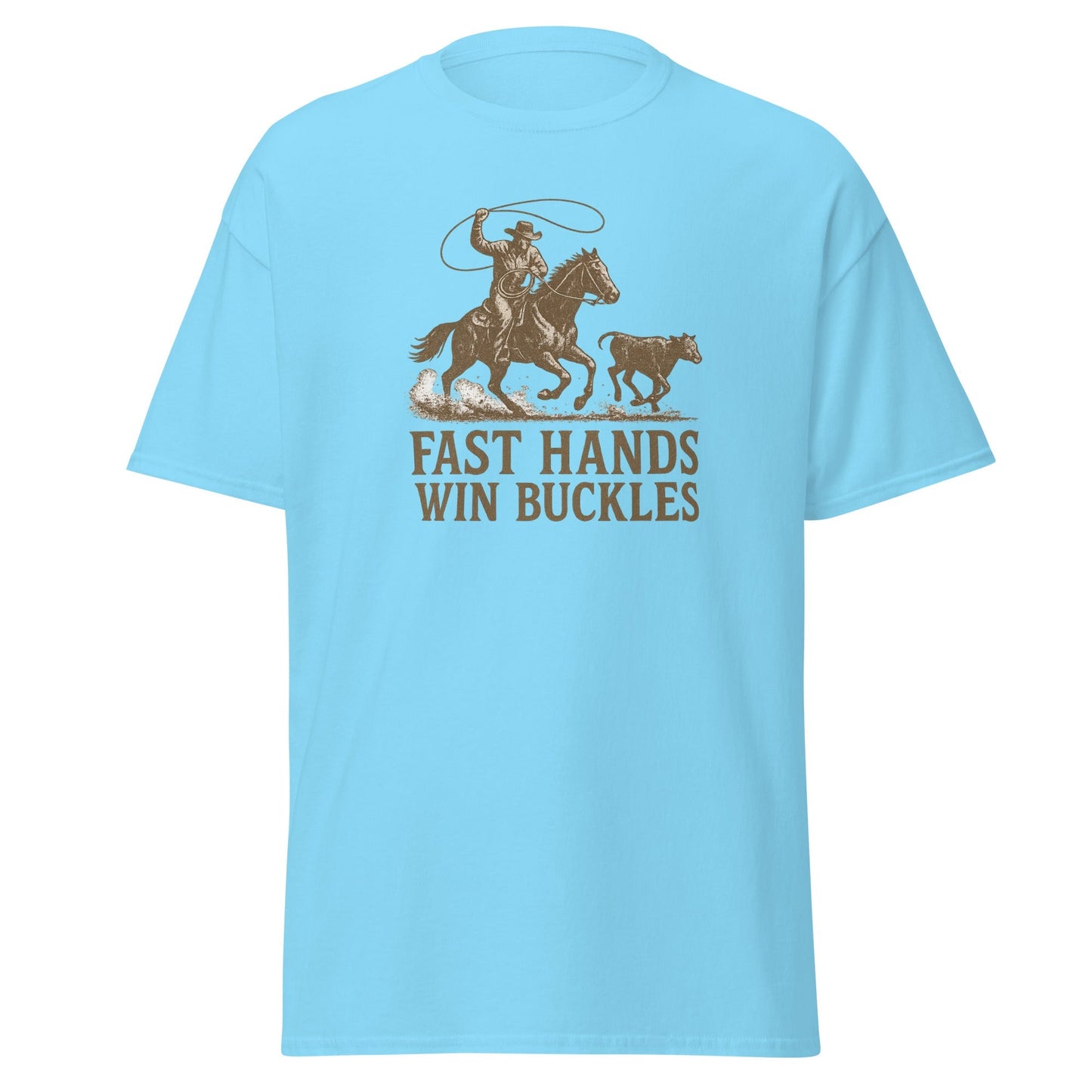 Fast Hands Win Buckles Men’s Graphic Tee