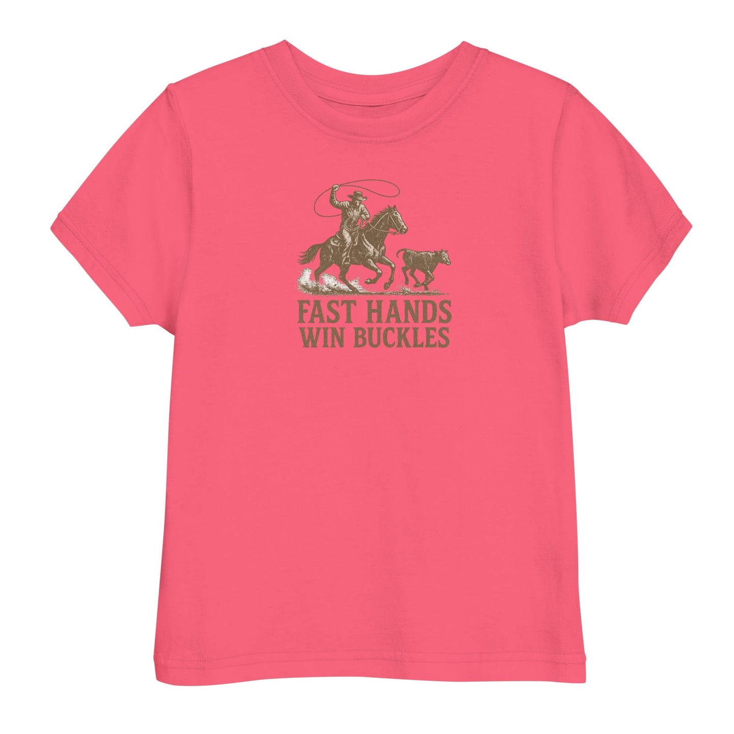 Fast Hands Win Buckles Toddler's Tee