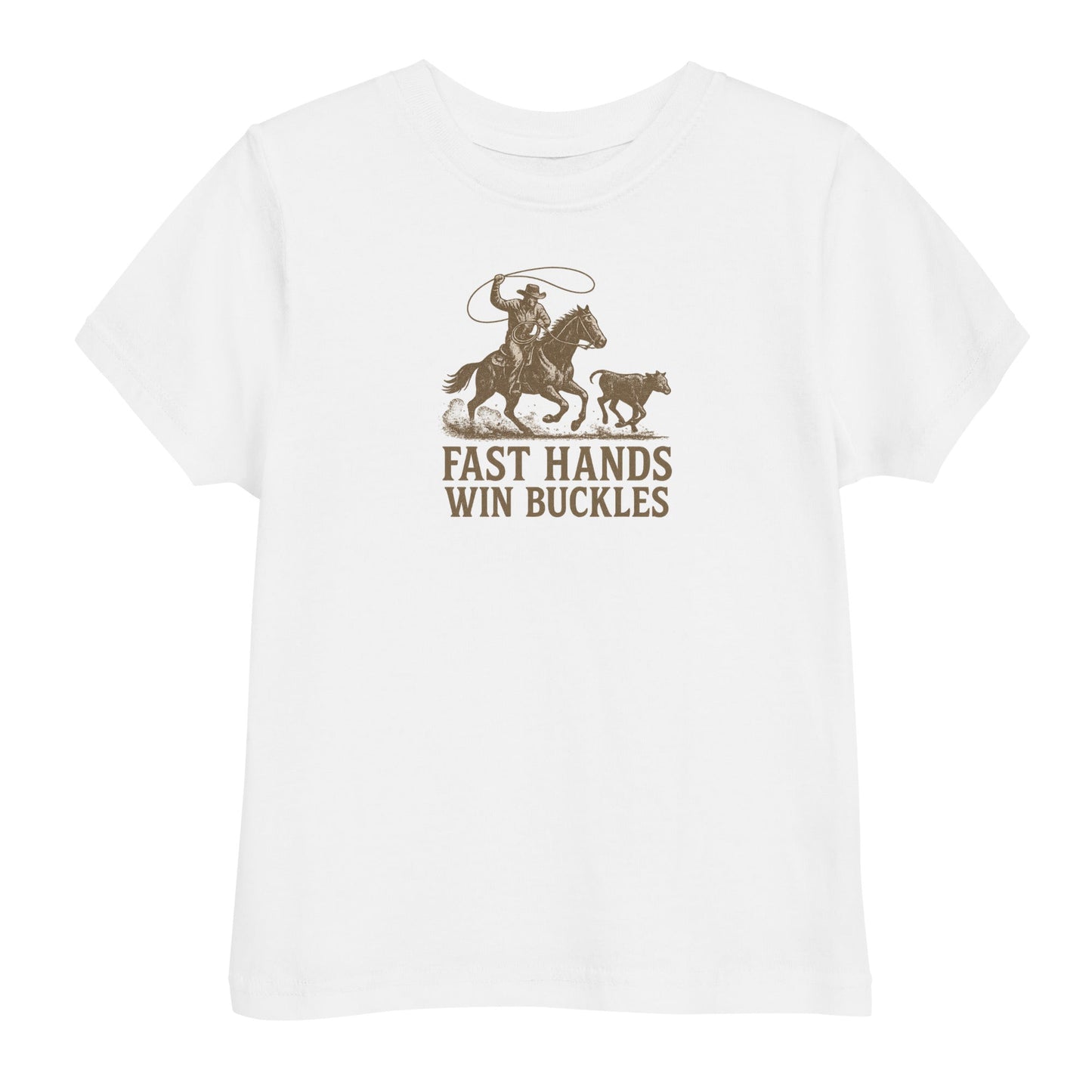 Fast Hands Win Buckles Toddler's Tee