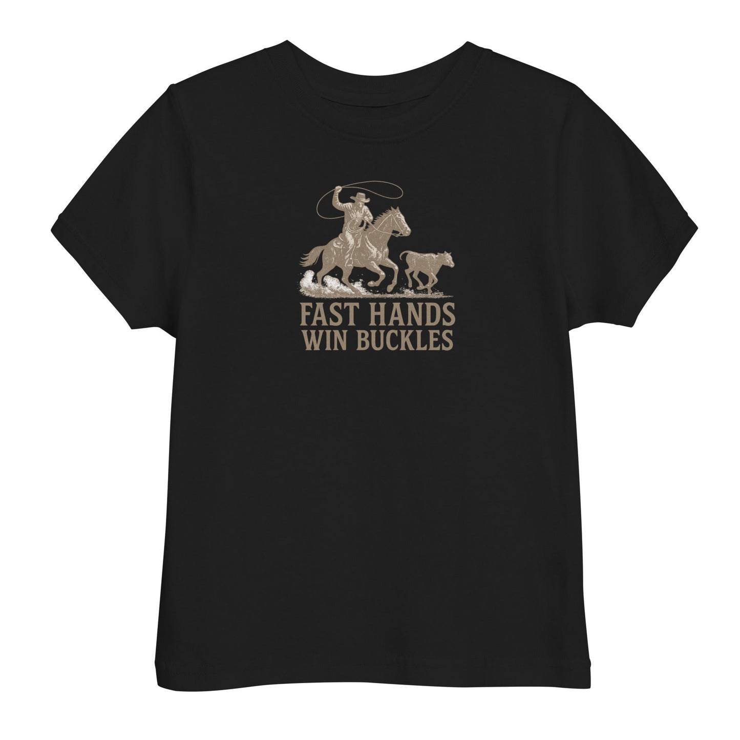 Fast Hands Win Buckles Toddler's Tee
