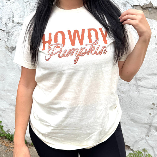 Howdy Pumpkin Rope Graphic Tee