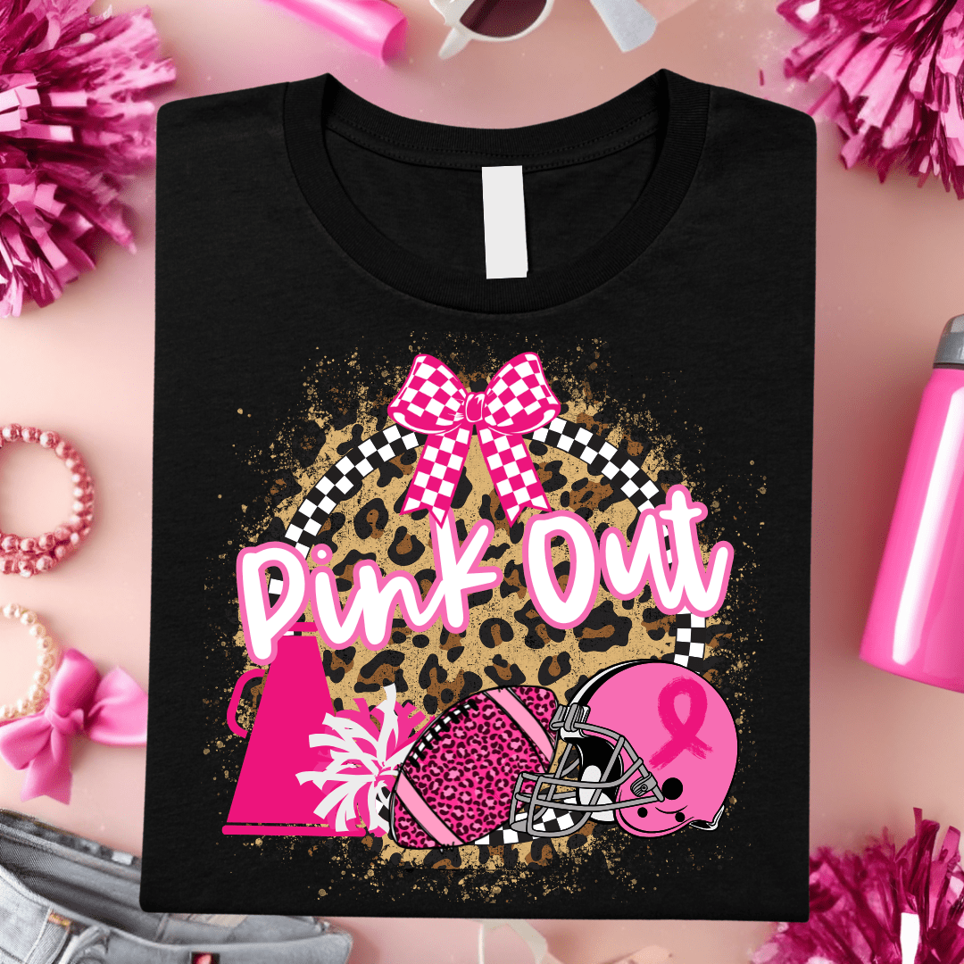 Pink Out Collage Graphic Tee