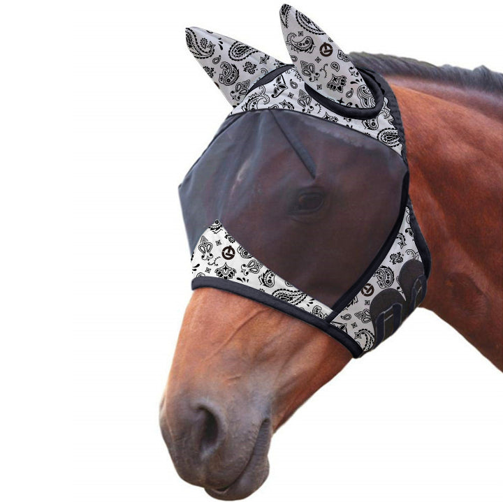 EQUINE | DEFENDER™ Fly Mask by Draw It Out® | UV Protection & Anatomical Comfort