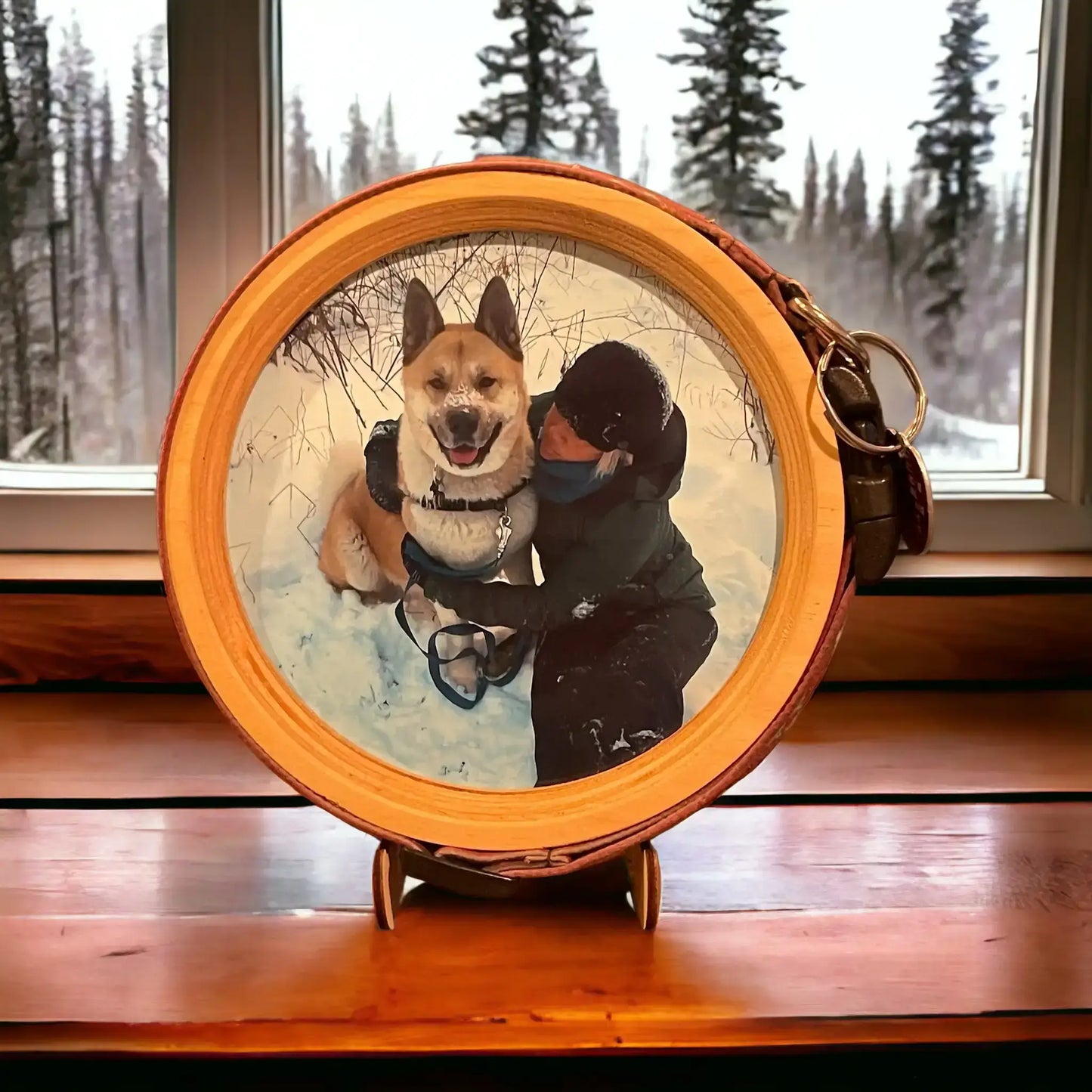 Large Wood Display Stand