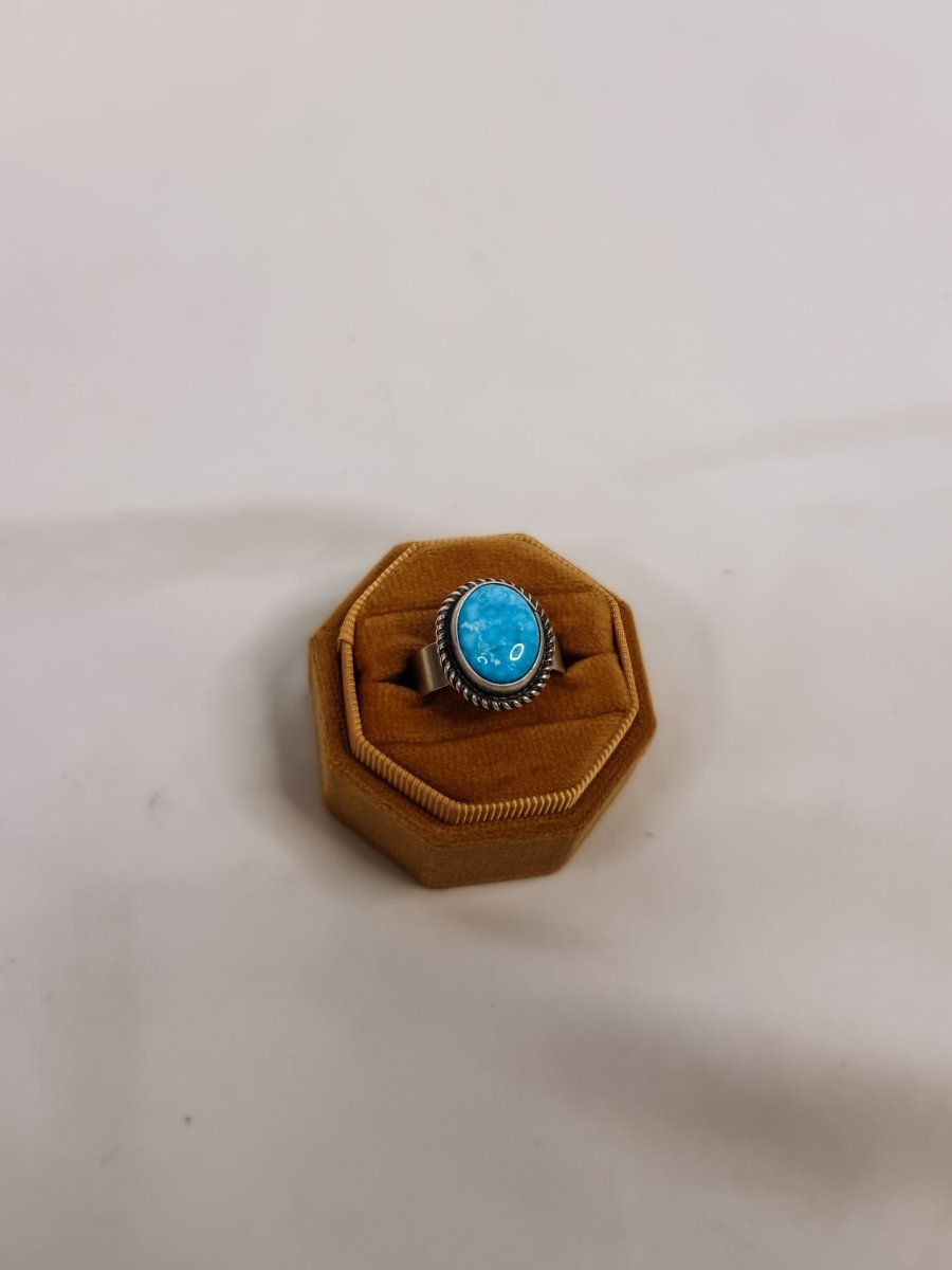 Glenrock Adjustable Turquoise Ring (Smaller)