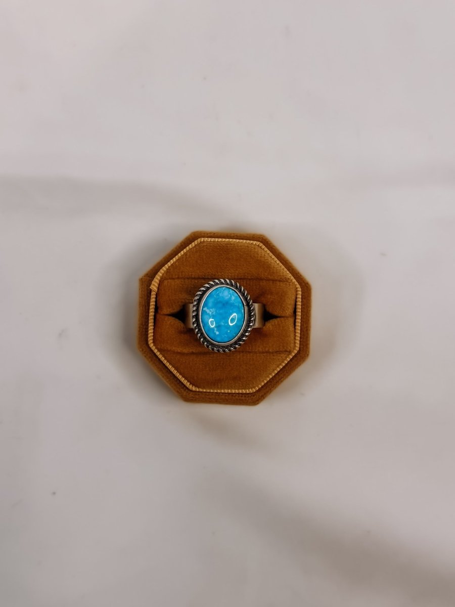 Glenrock Adjustable Turquoise Ring (Smaller)
