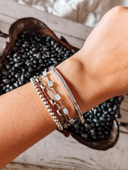 Going to Memphis Silver Stamped Cuff