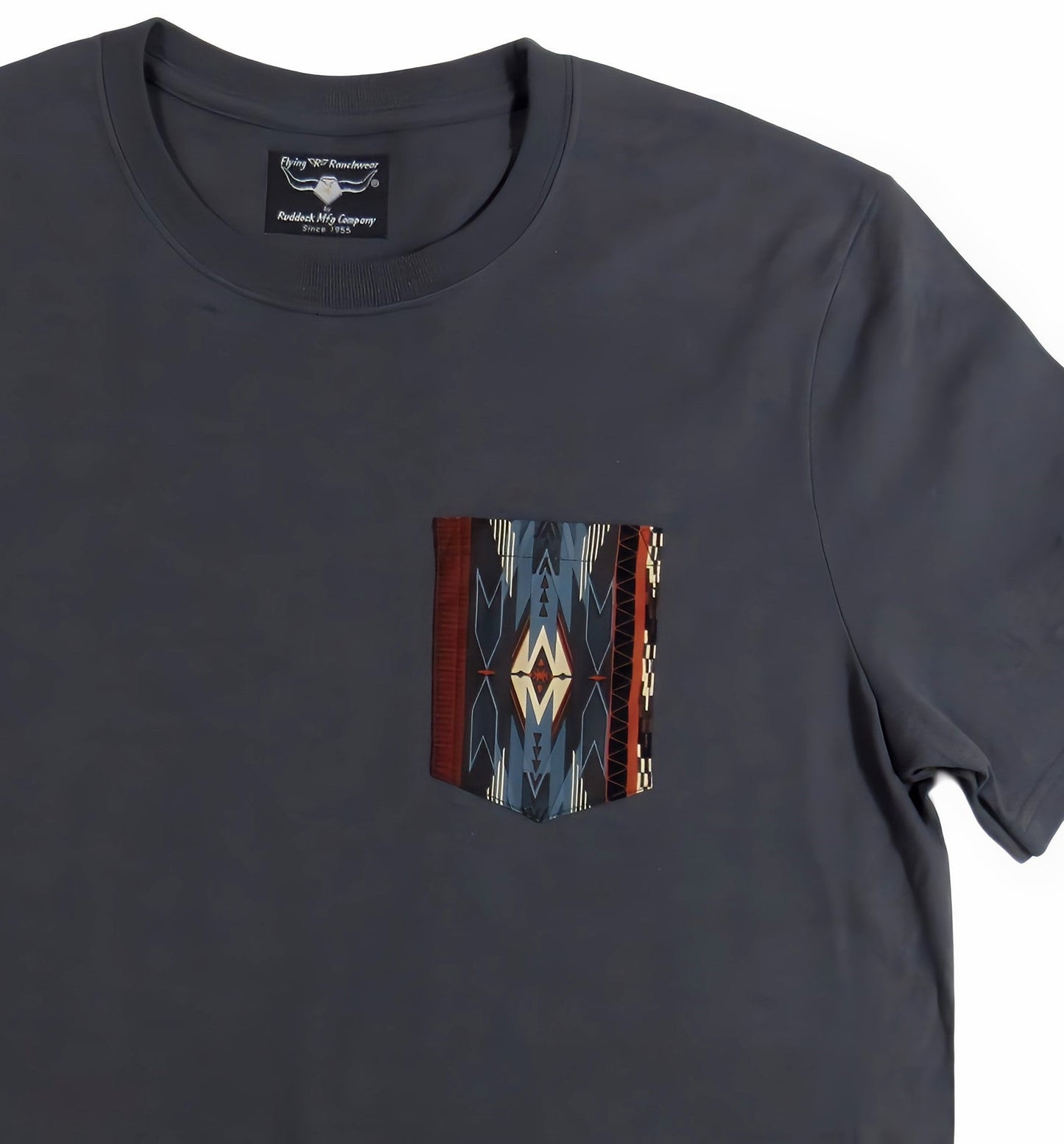 Flying R Ranchwear - Southwest Print - Pocket T-shirt - Made in USA