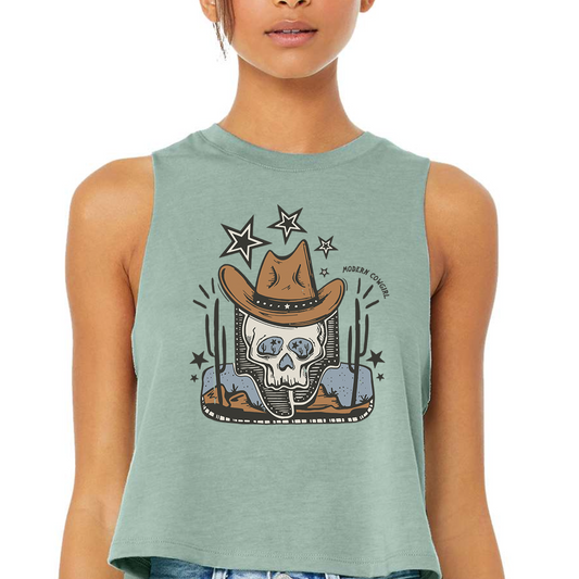 Skull Cowboy Crop