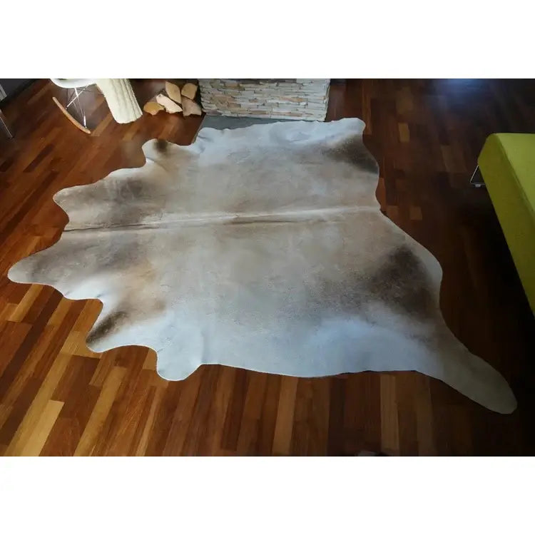 Grey Palomino Brazilian Cowhide Rug: XXL