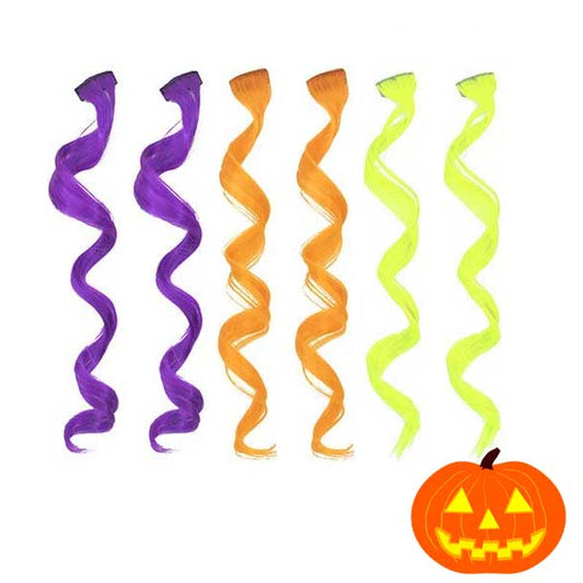 Halloween Curls 6 Pack Clip-in Hair Extensions