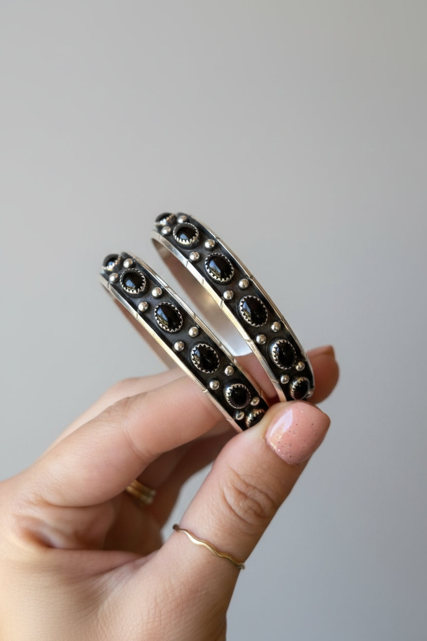 Hallsville Black Onyx Cuff Bracelet