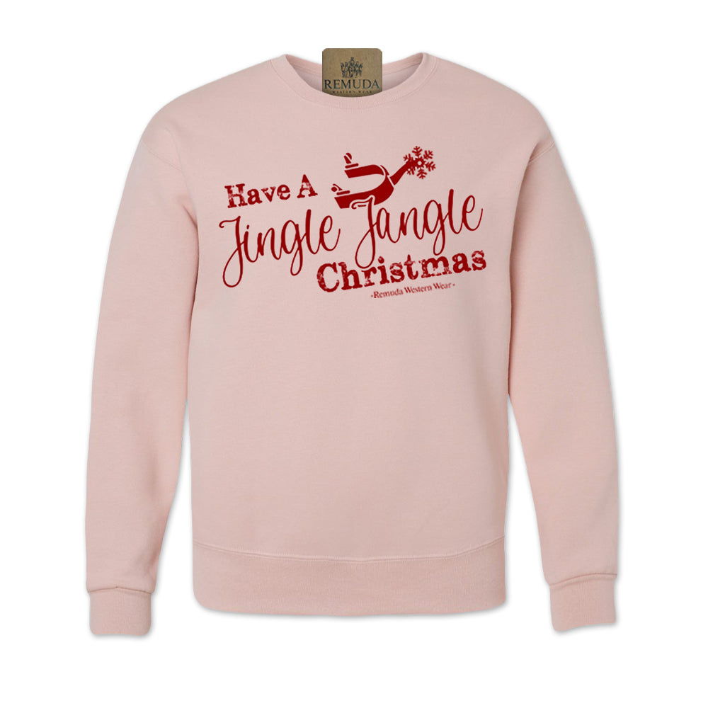 Have A Jingle Jangle Christmas - Western Adult Unisex Western Spur Sweatshirt