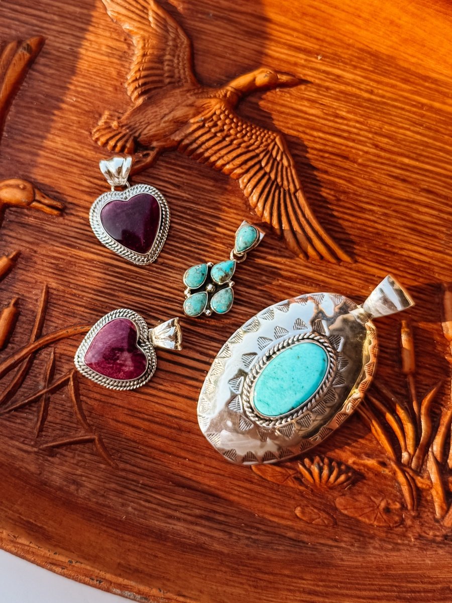 Hershey Turquoise Necklace Pendant