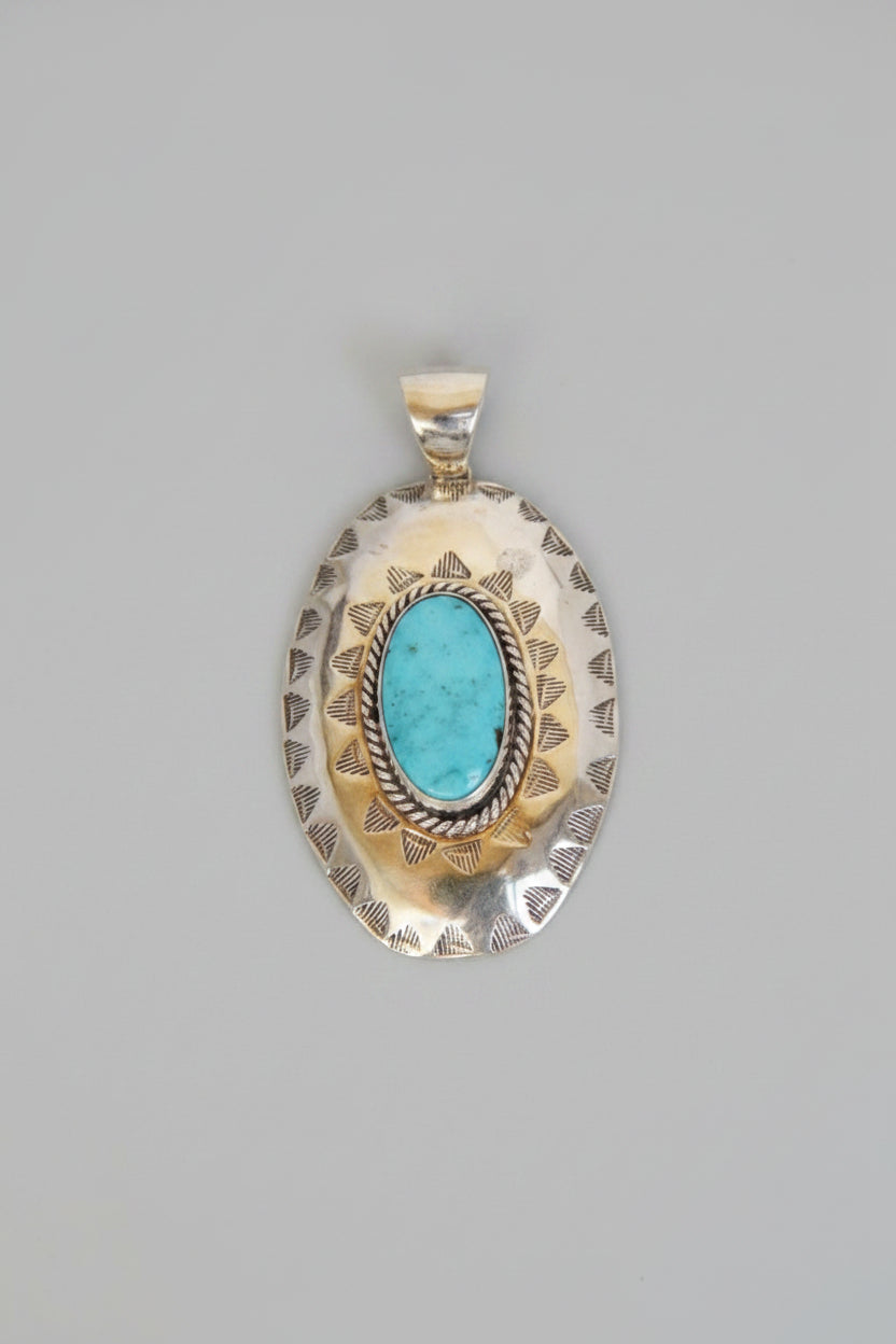 Hershey Turquoise Necklace Pendant