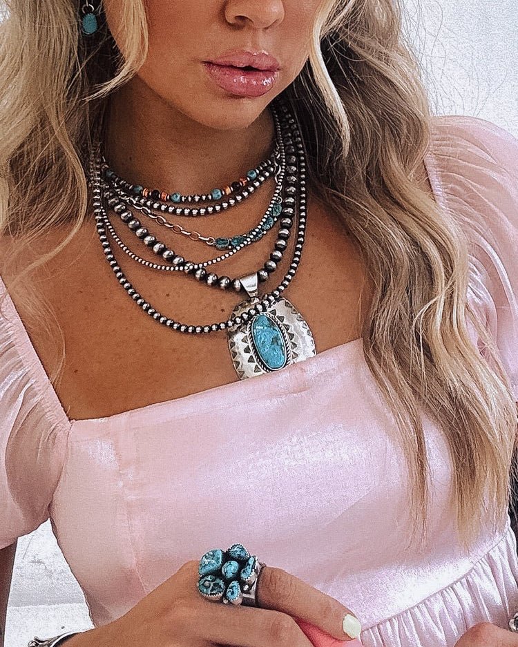 Hershey Turquoise Necklace Pendant