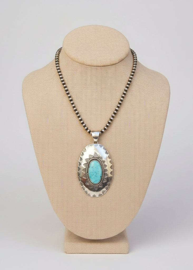 Hershey Turquoise Necklace Pendant