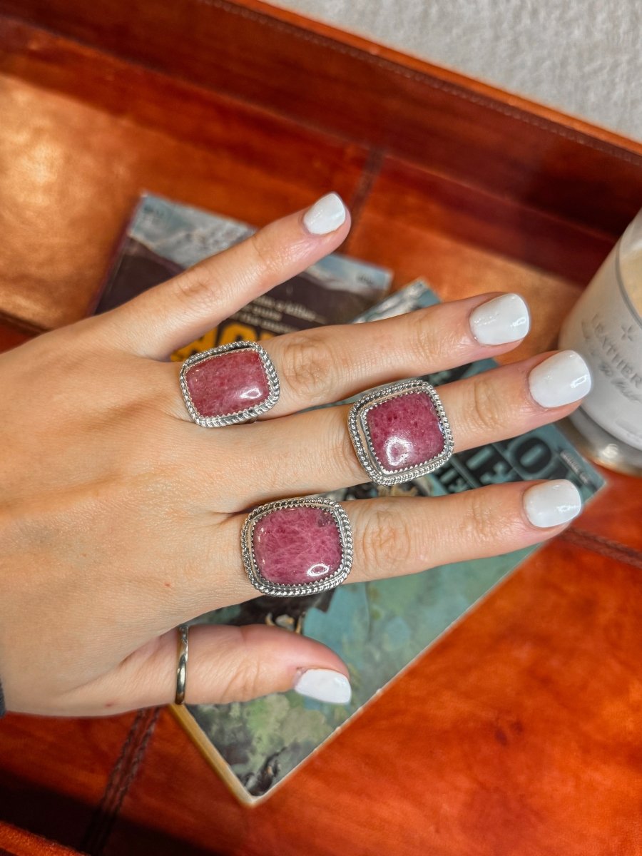 High Plains Rhodonite Ring