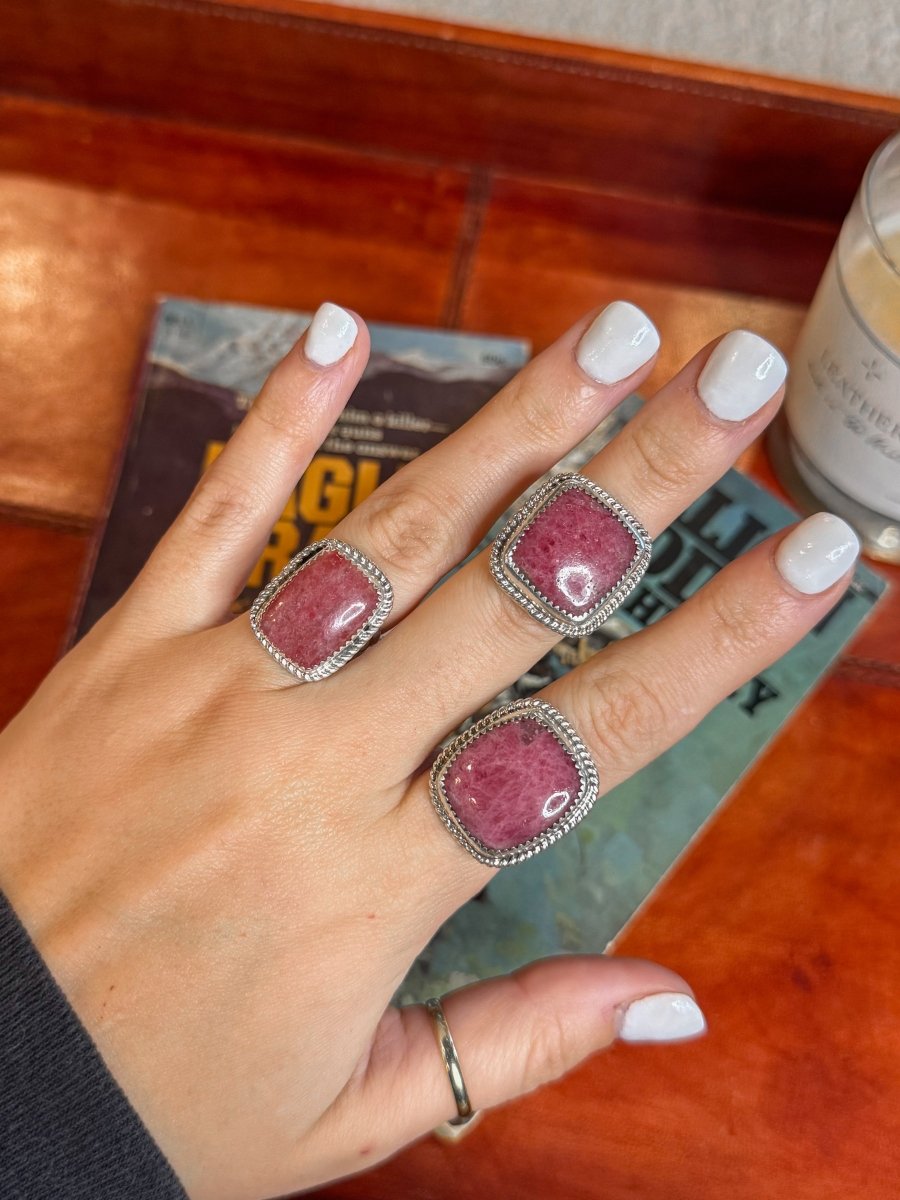 High Plains Rhodonite Ring