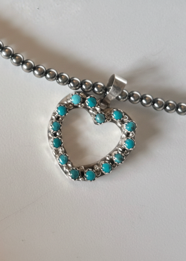 Highlands Turquoise Heart Necklace Pendant