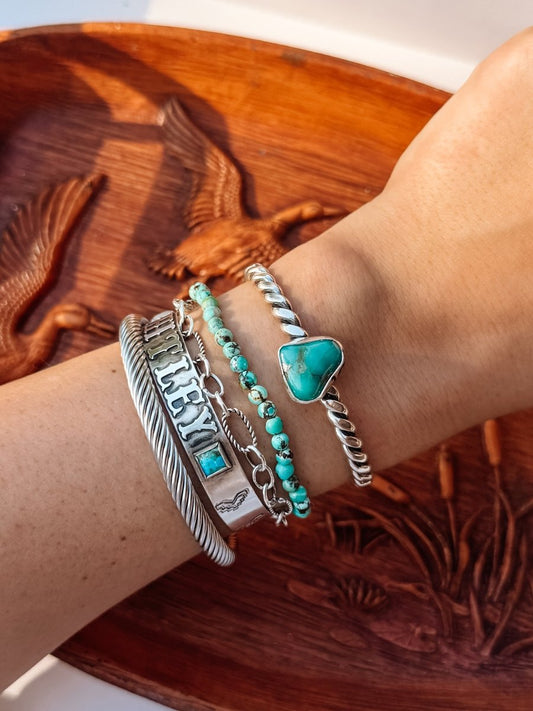Homer Turquoise Cuff Bracelet