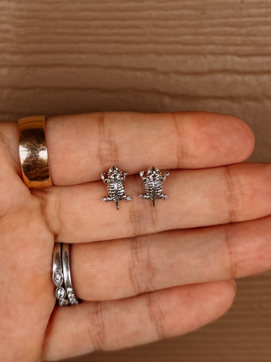 Horned Lizard/Toad Stud Earrings