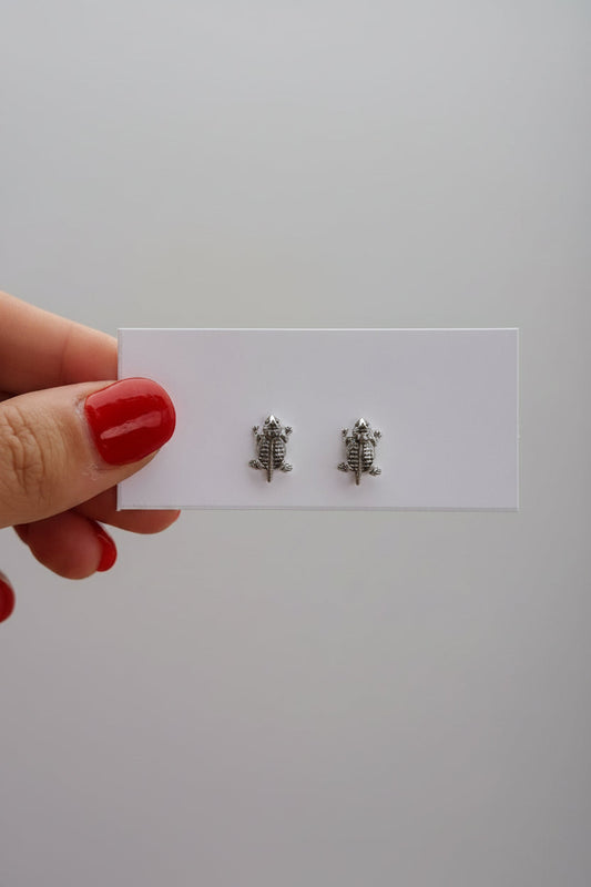 Horned Lizard/Toad Stud Earrings