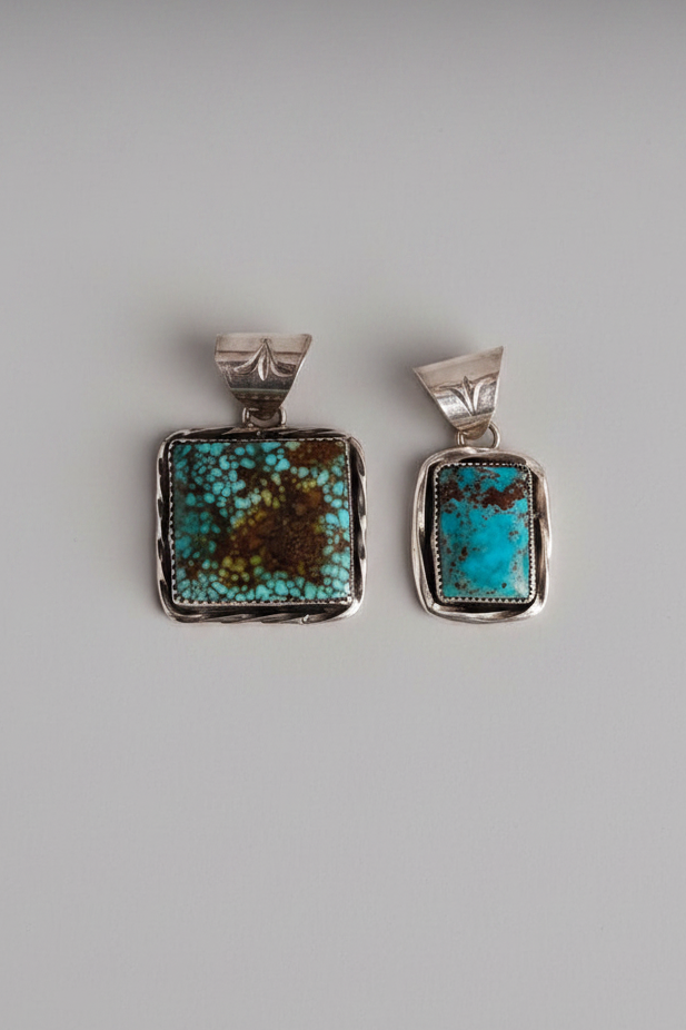 Houston Turquoise Square Pendant
