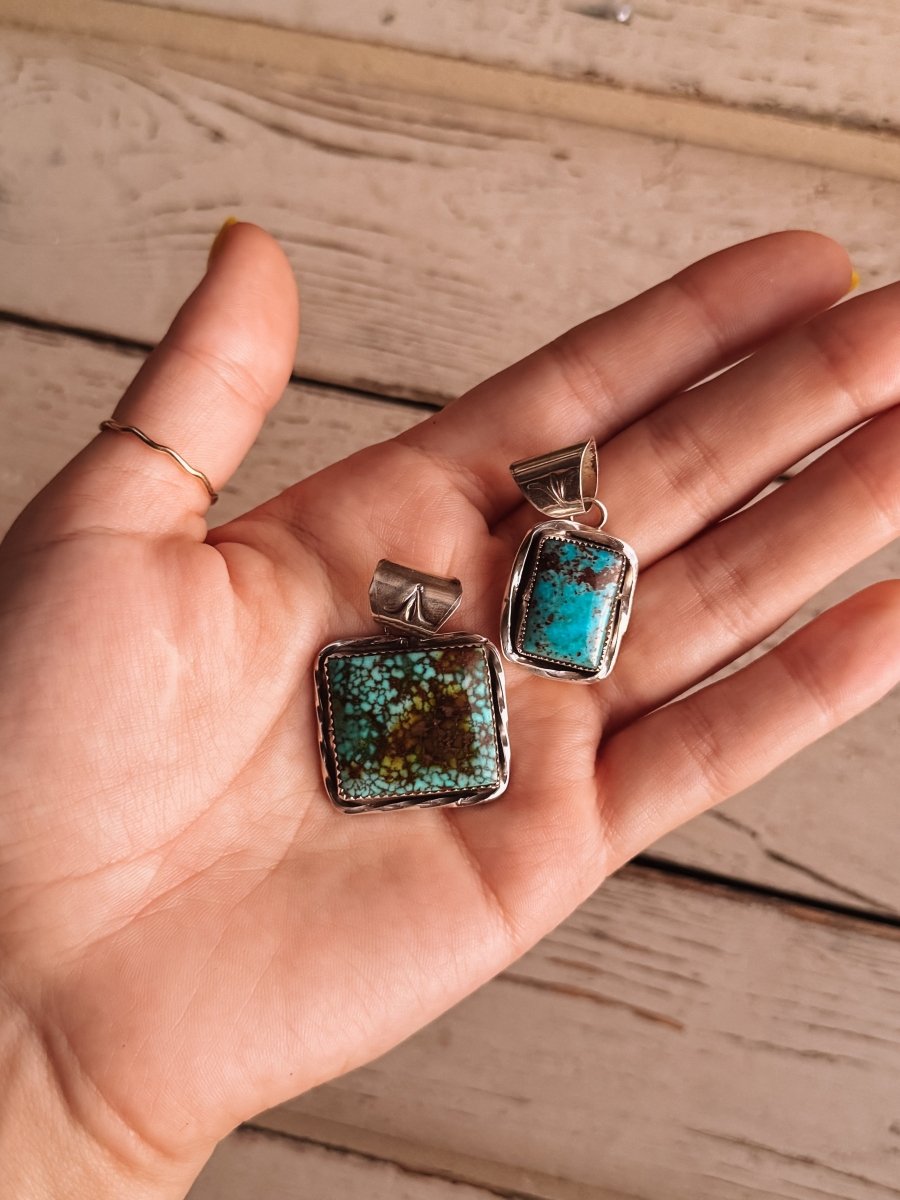 Houston Turquoise Square Pendant