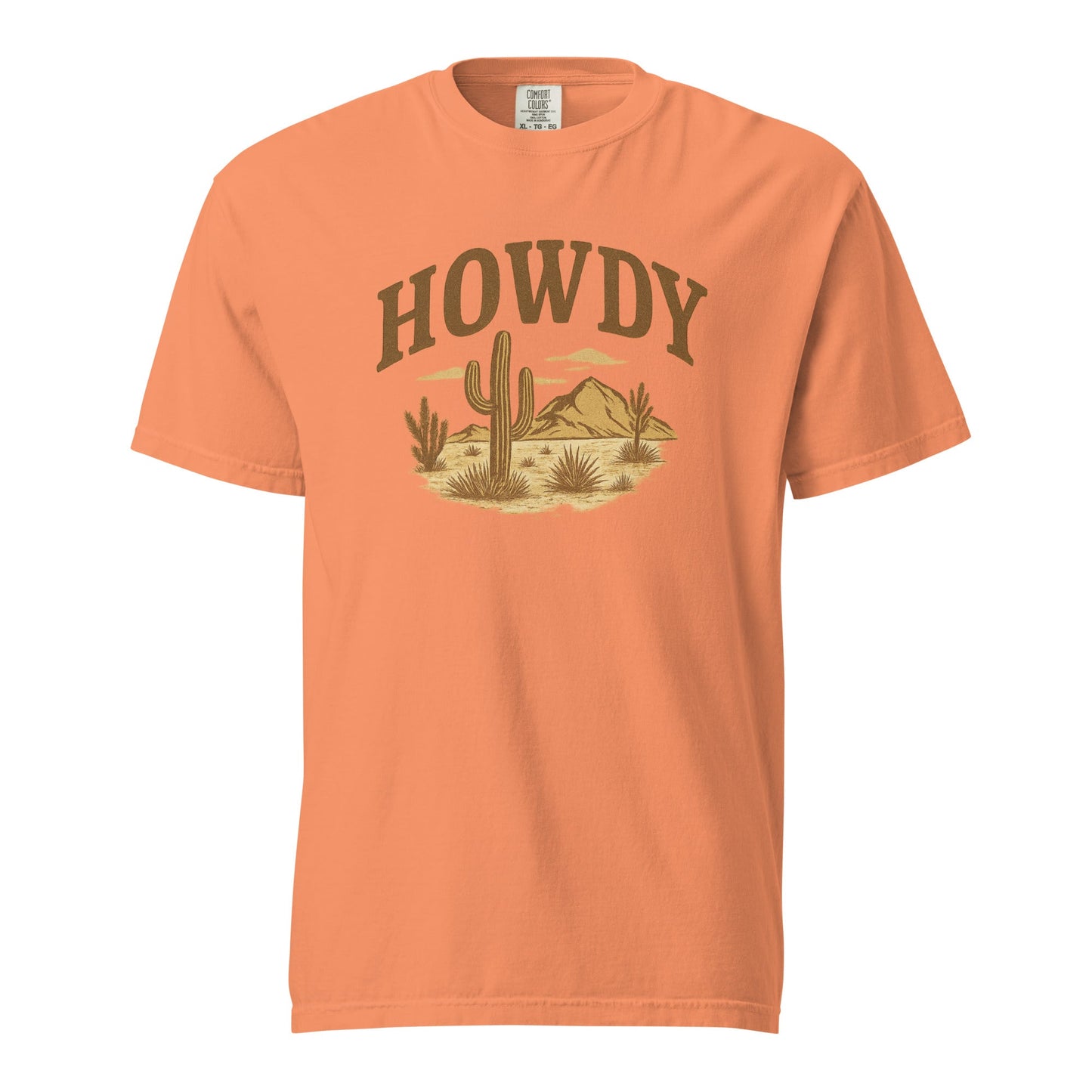 HOWDY Desert Scene Graphic Tee – Western Vintage Style