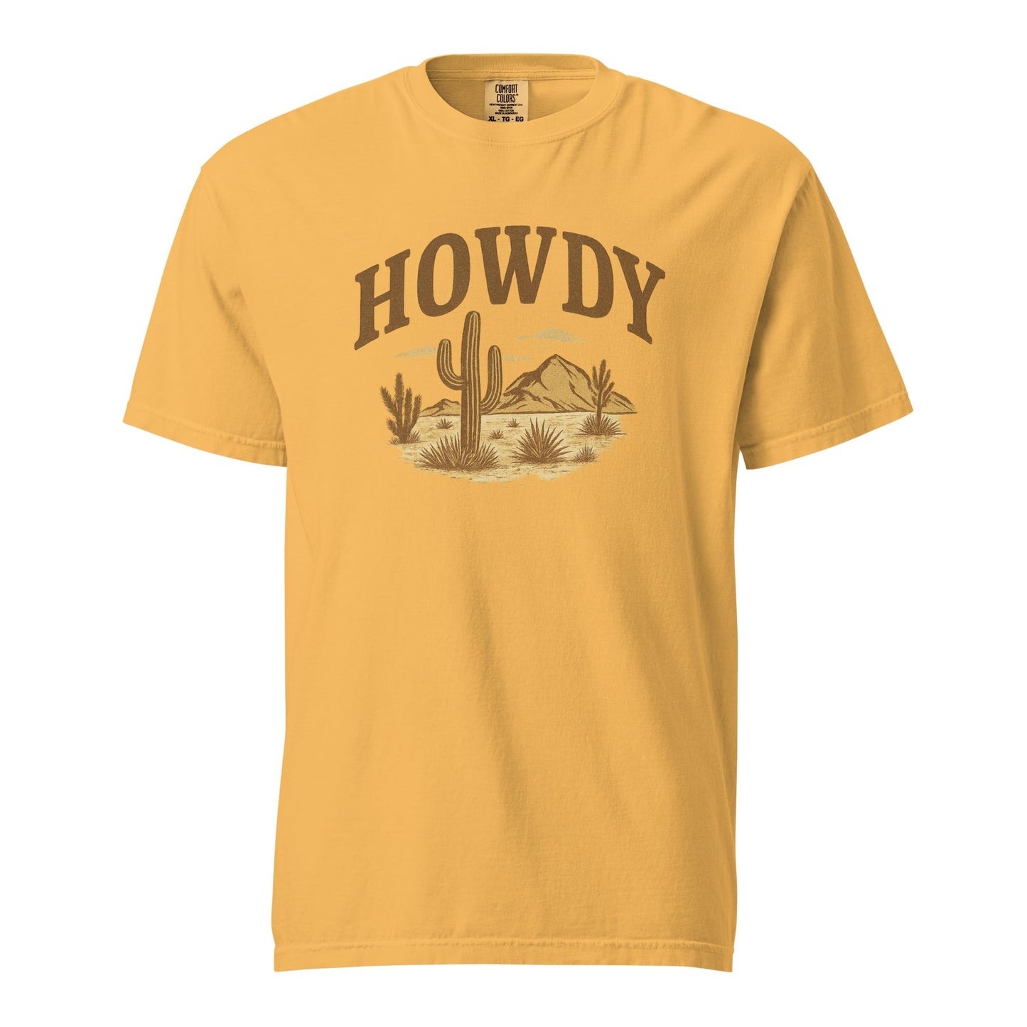 HOWDY Desert Scene Graphic Tee – Western Vintage Style