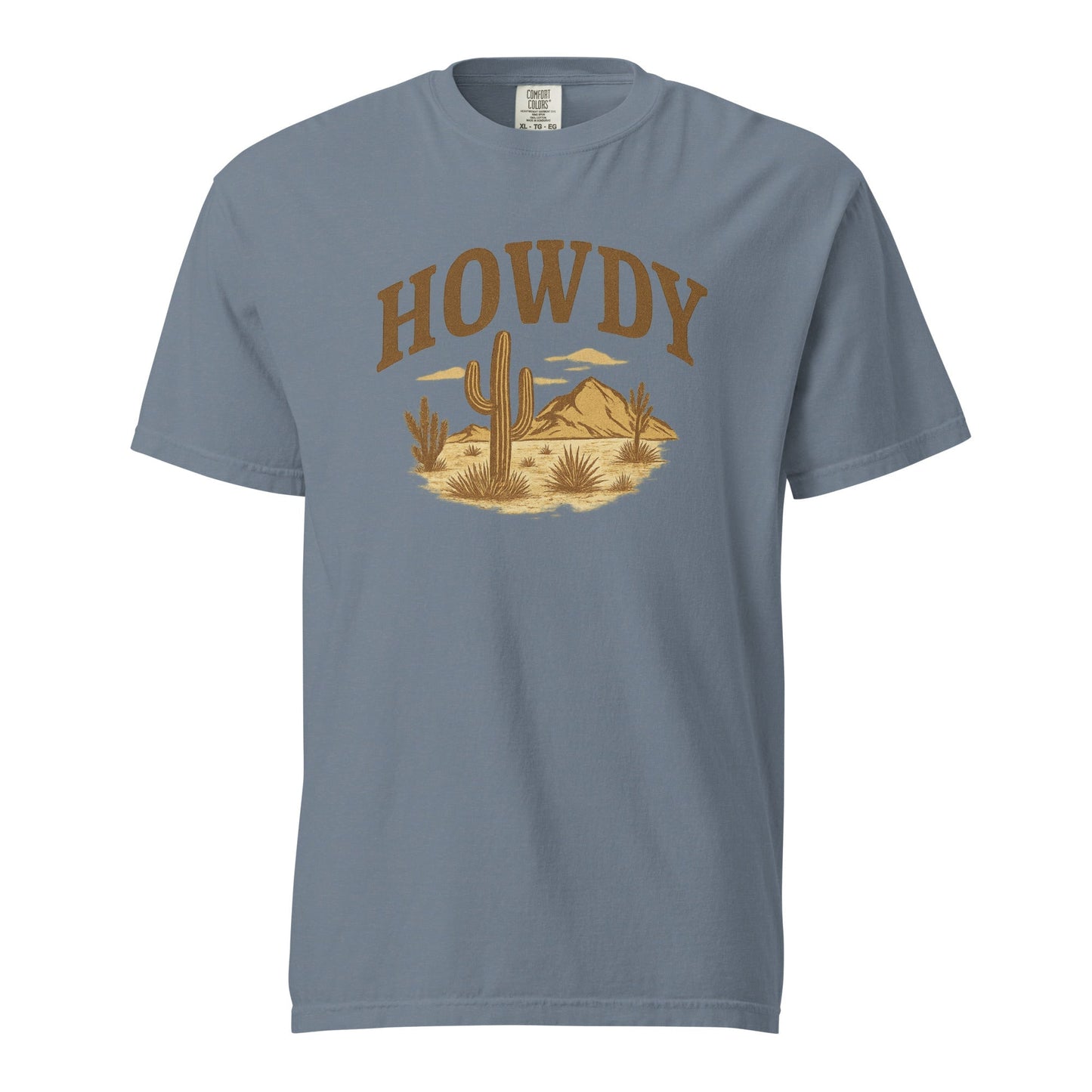 HOWDY Desert Scene Graphic Tee – Western Vintage Style