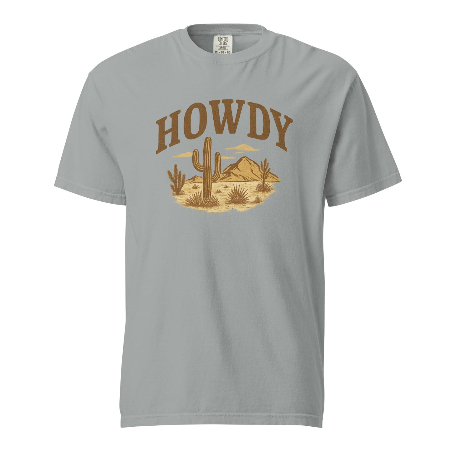 HOWDY Desert Scene Graphic Tee – Western Vintage Style