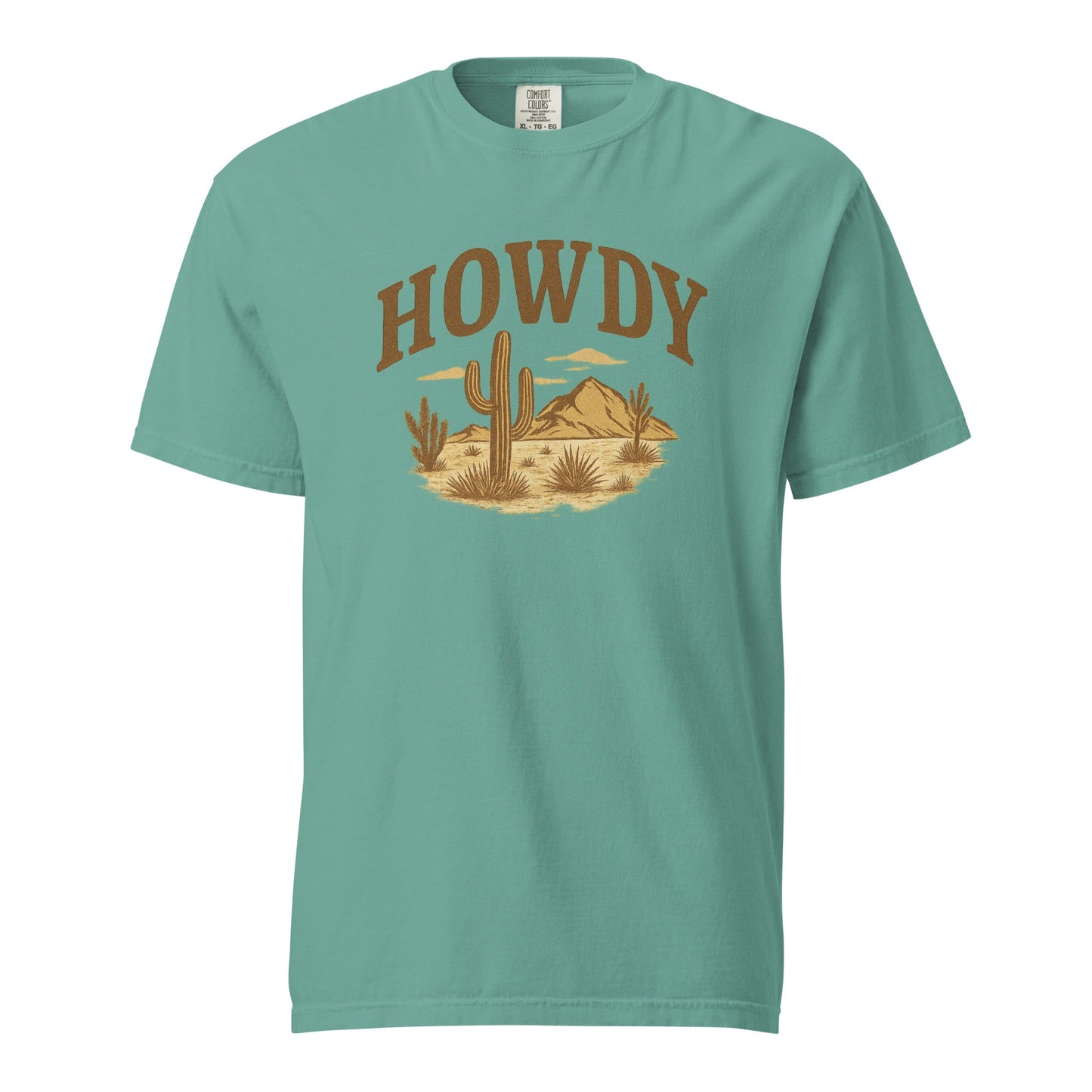 HOWDY Desert Scene Graphic Tee – Western Vintage Style