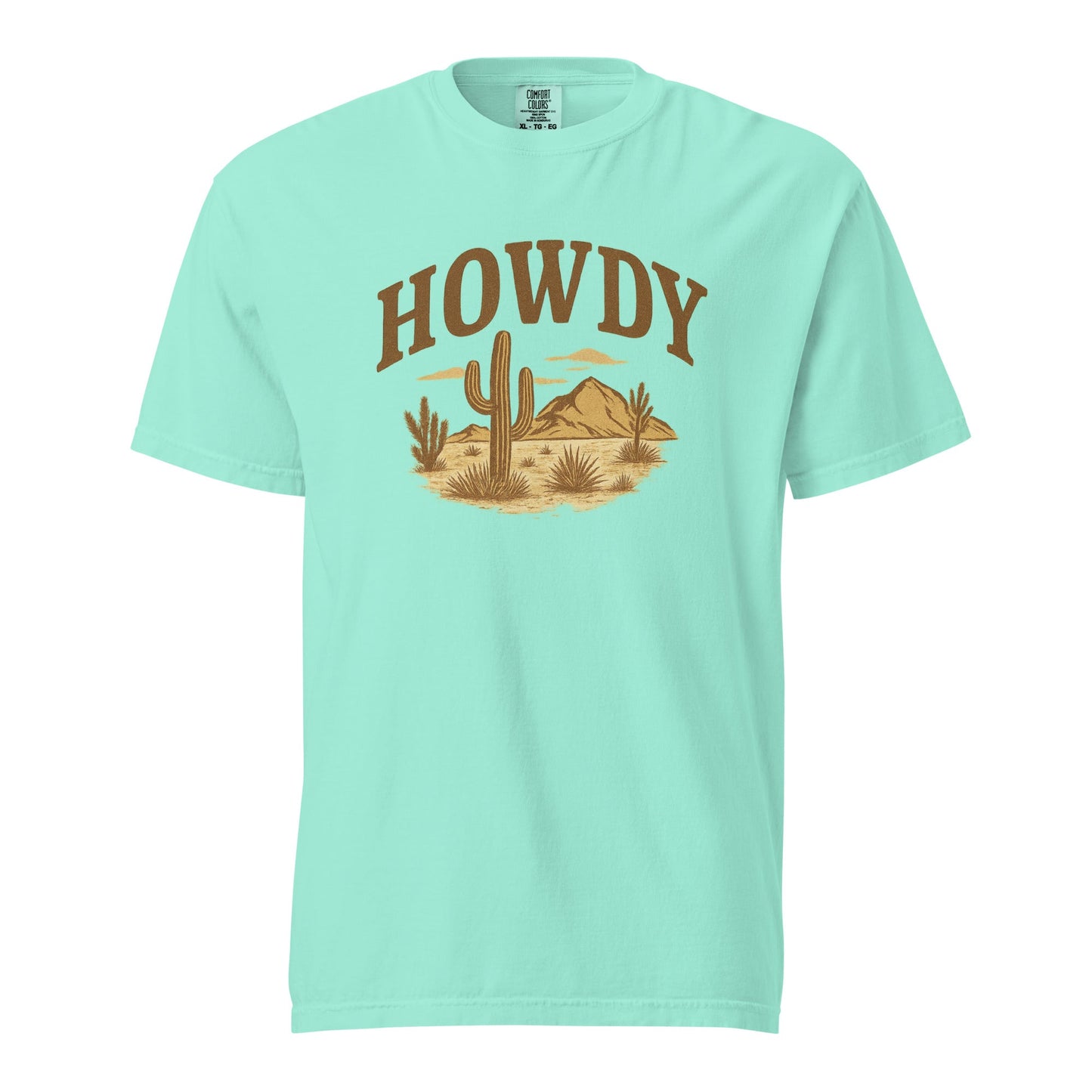 HOWDY Desert Scene Graphic Tee – Western Vintage Style