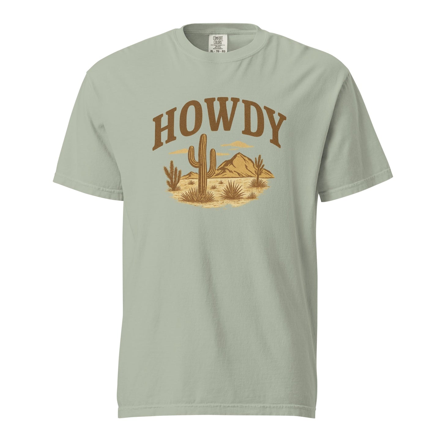 HOWDY Desert Scene Graphic Tee – Western Vintage Style