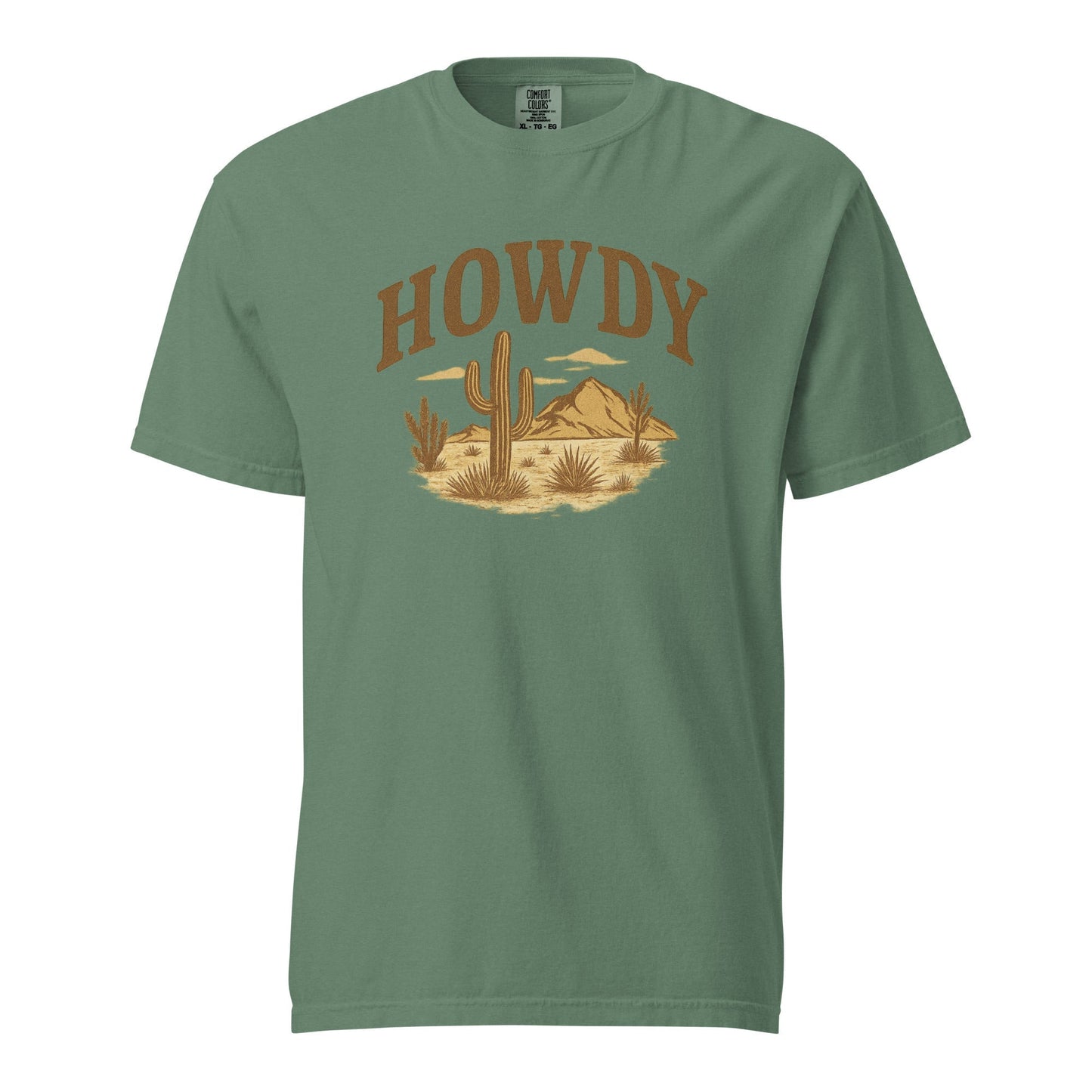 HOWDY Desert Scene Graphic Tee – Western Vintage Style