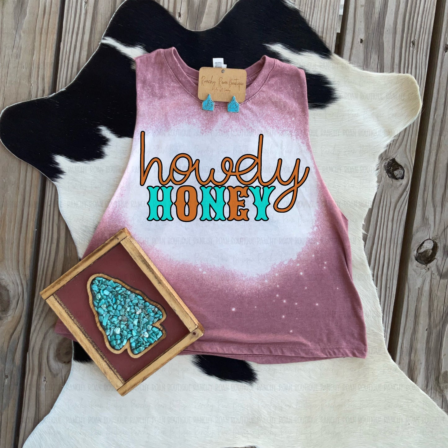 Howdy Honey Western Crop Tank
