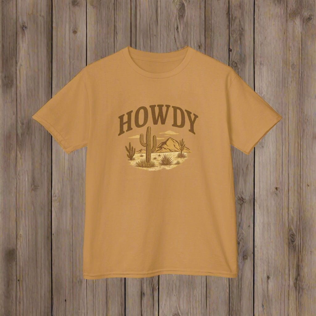 Howdy Southwestern Desert Theme Kids Tee