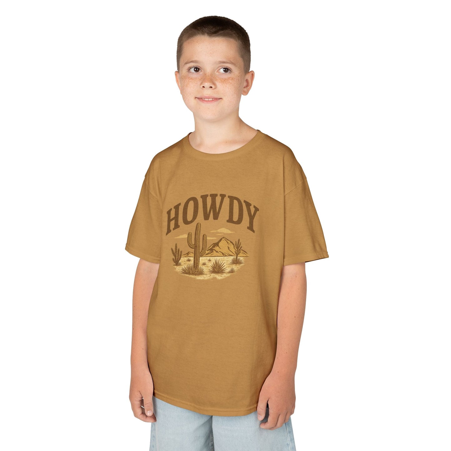 Howdy Southwestern Desert Theme Kids Tee