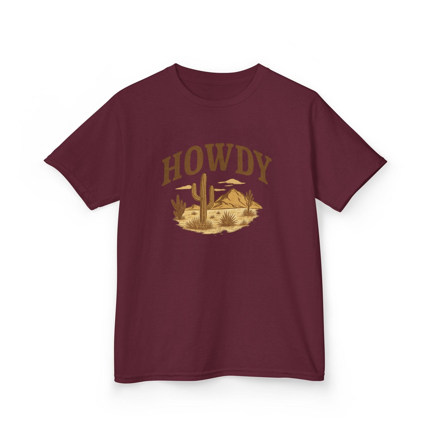 Howdy Southwestern Desert Theme Kids Tee